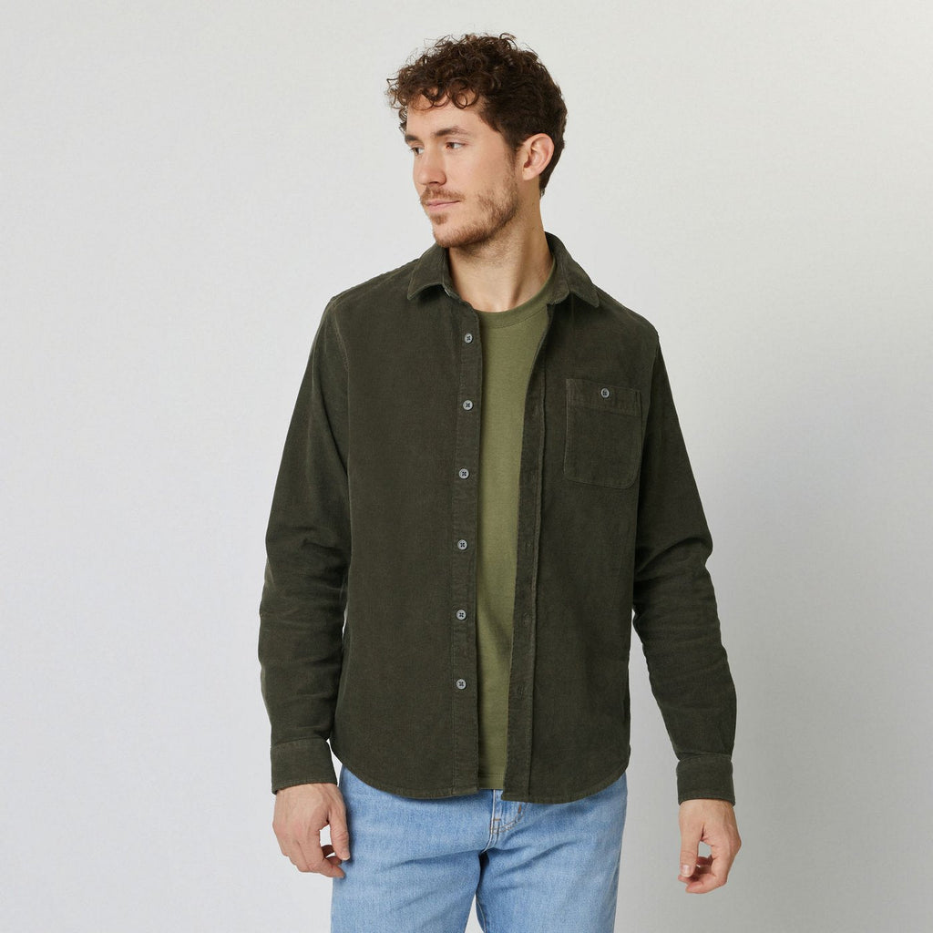Camisa Caqui Oscuro Onca - Hombre