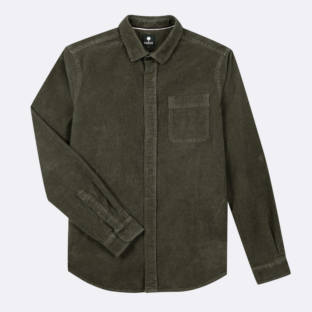 Camisa Caqui Oscuro Onca - Hombre