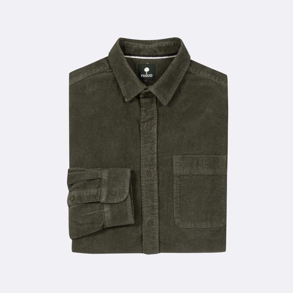 Camisa Caqui Oscuro Onca - Hombre
