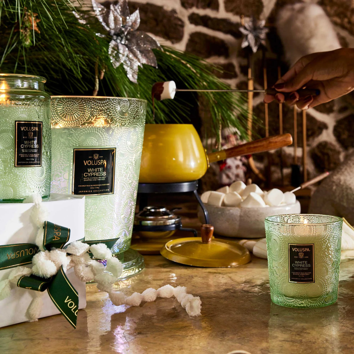 Voluspa Japonica White Cypress Scented Candle