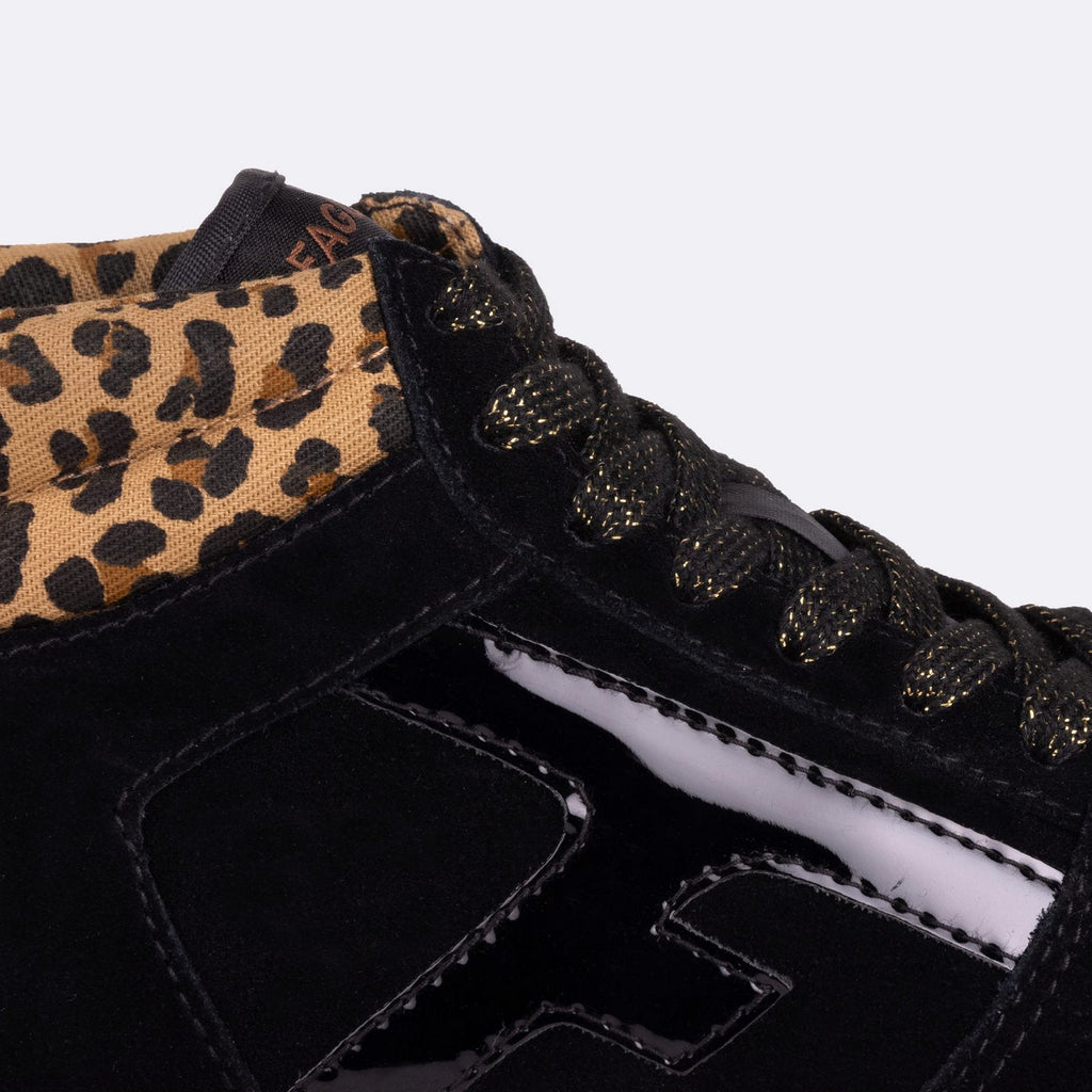 Tennis Noires Walnut Mid - Femme