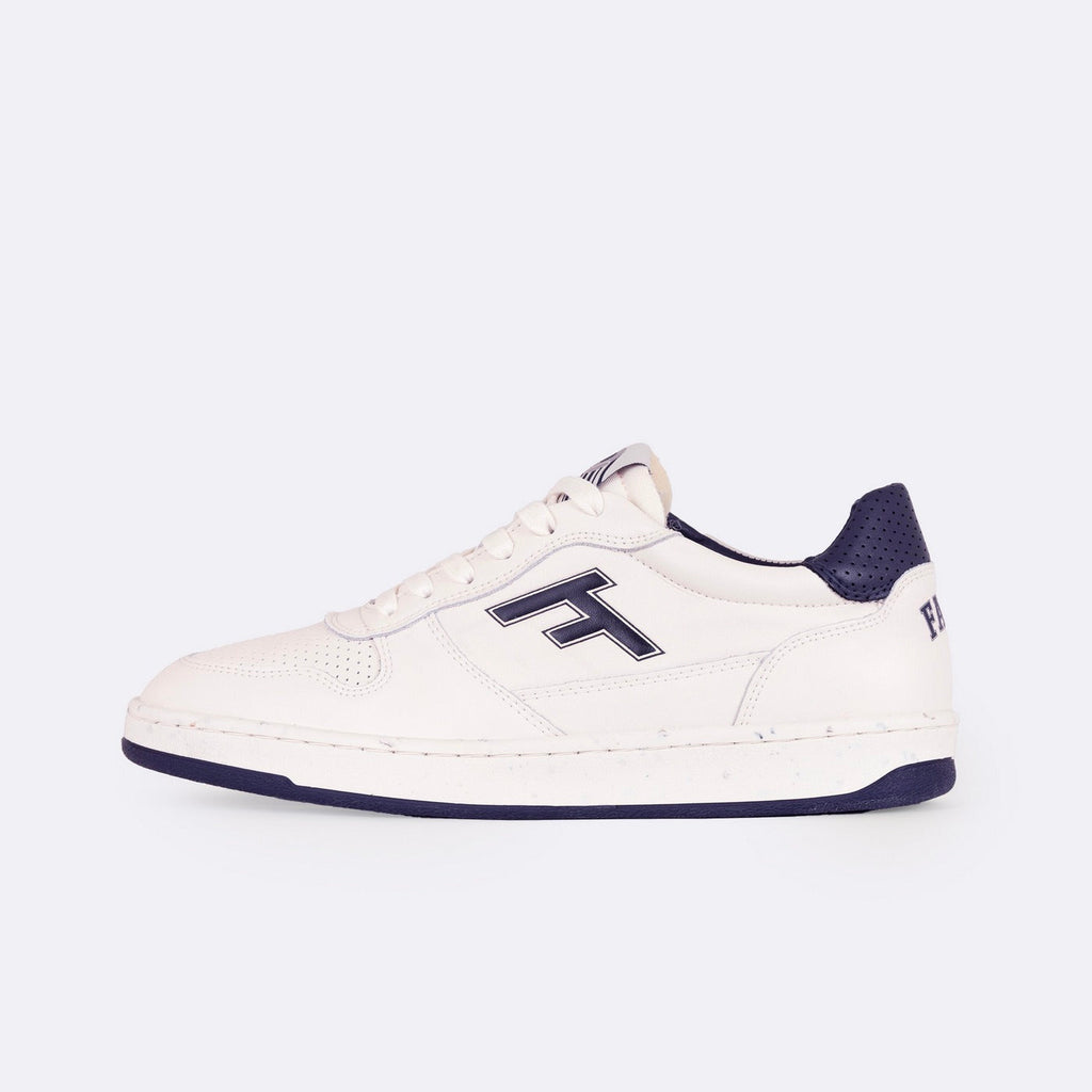 Ecru & Navy Alder Trainers - Unisex