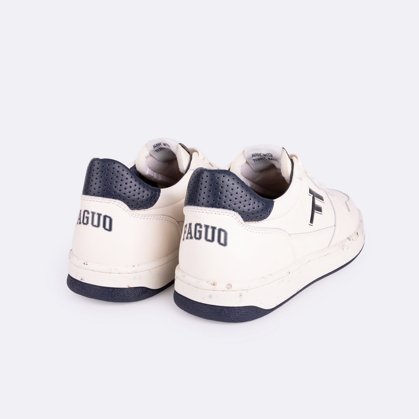 Ecru & Navy Alder Trainers - Unisex
