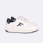 Ecru & Navy Alder Trainers - Unisex