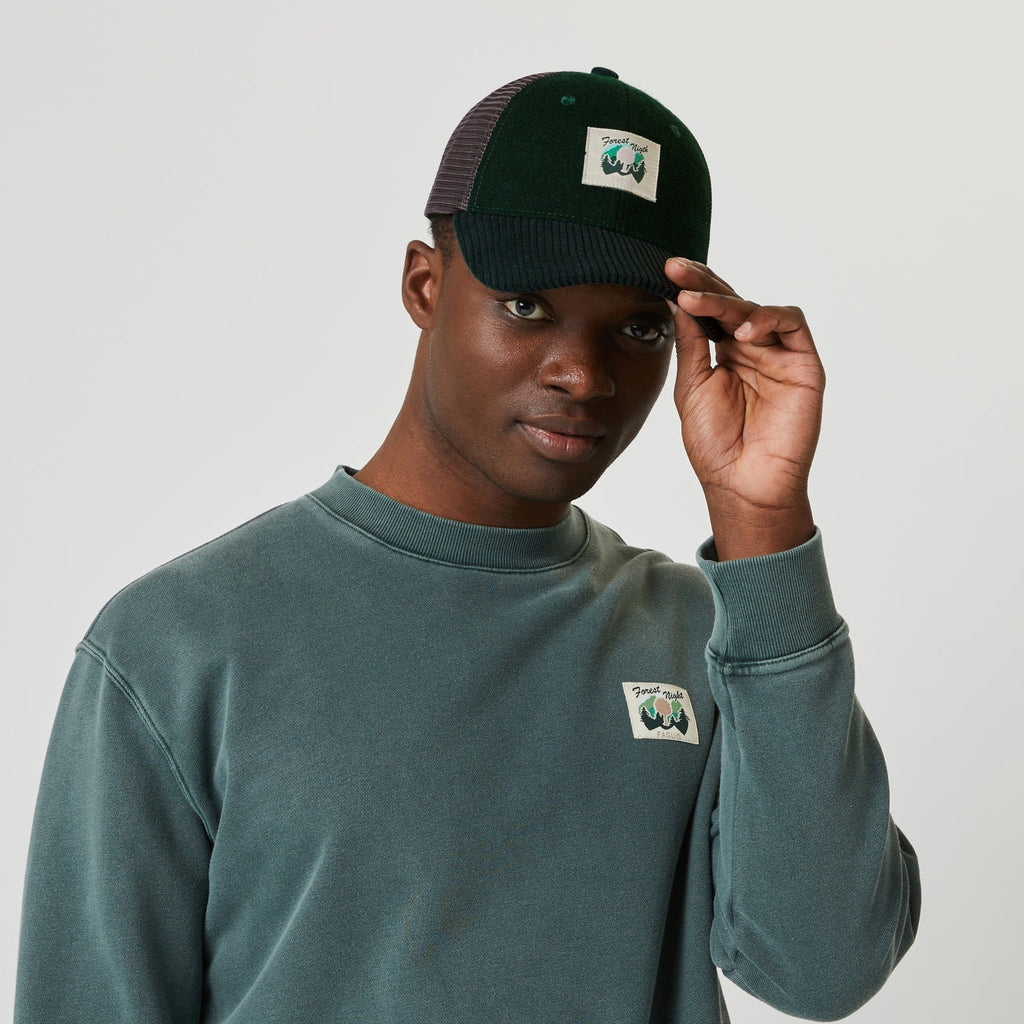 Casquette Vert Foncé Trucker Cap - Homme