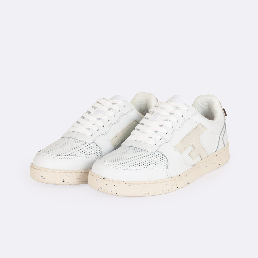 Baskets Blanches & Écrues Hazel - Mixte
