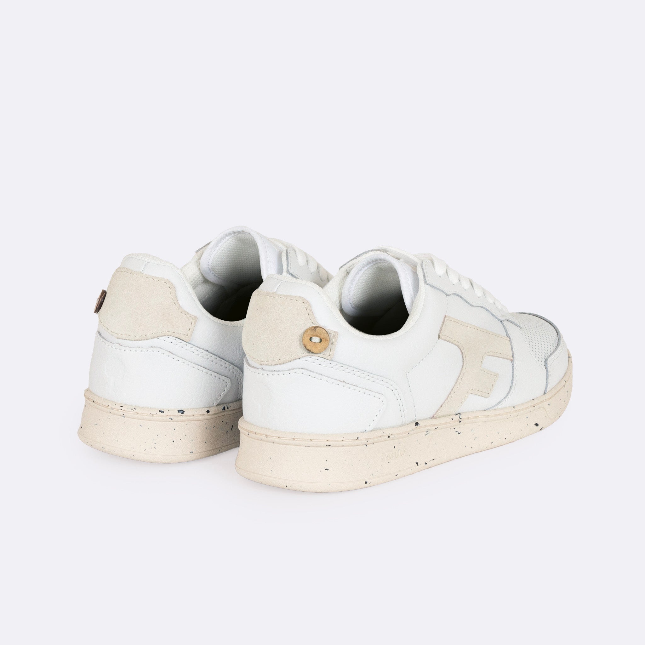 Baskets Blanches & Écrues Hazel - Mixte