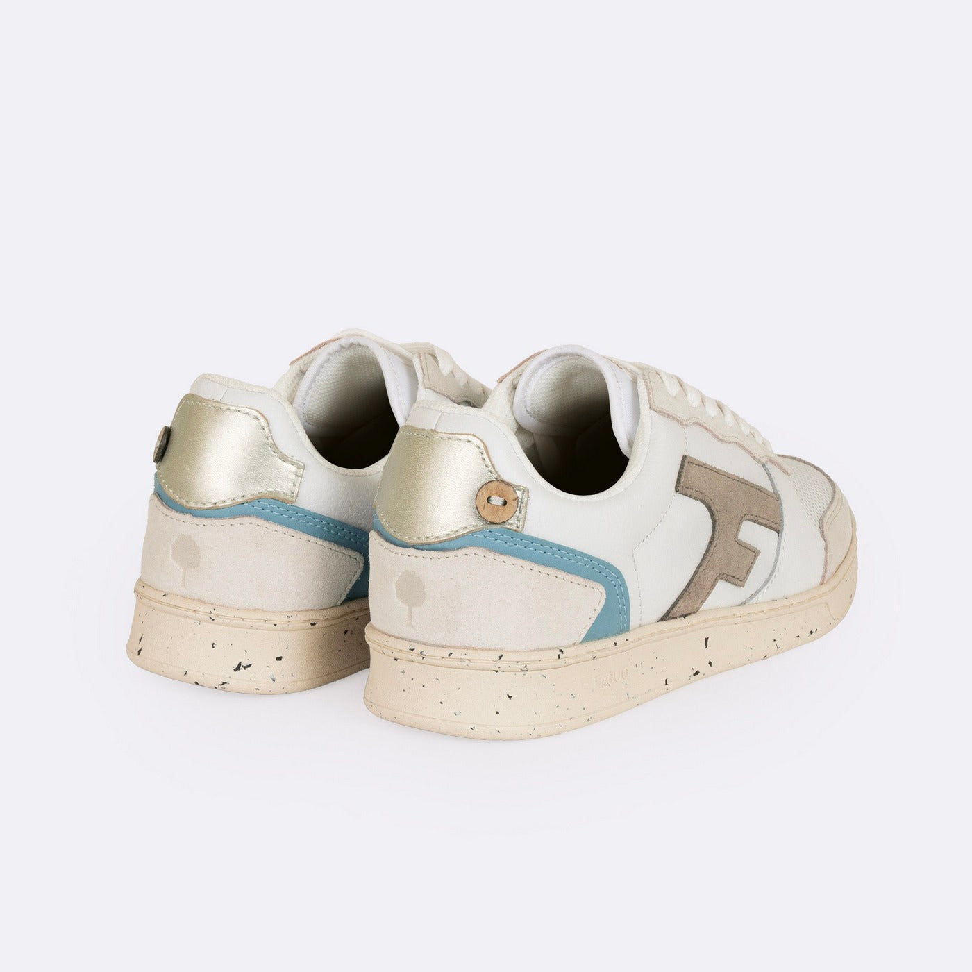 Zapatillas Blancas & Beige Hazel - Mujer
