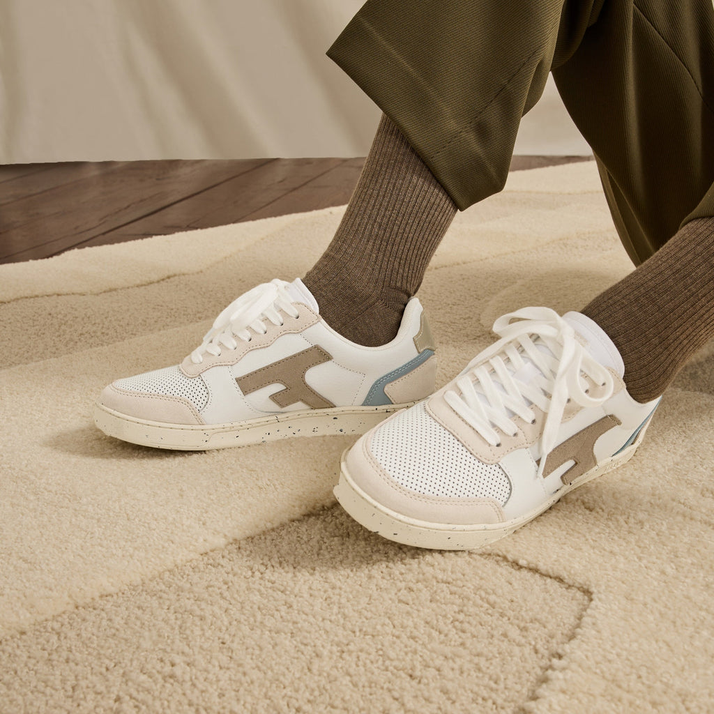 Zapatillas Blancas & Beige Hazel - Mujer
