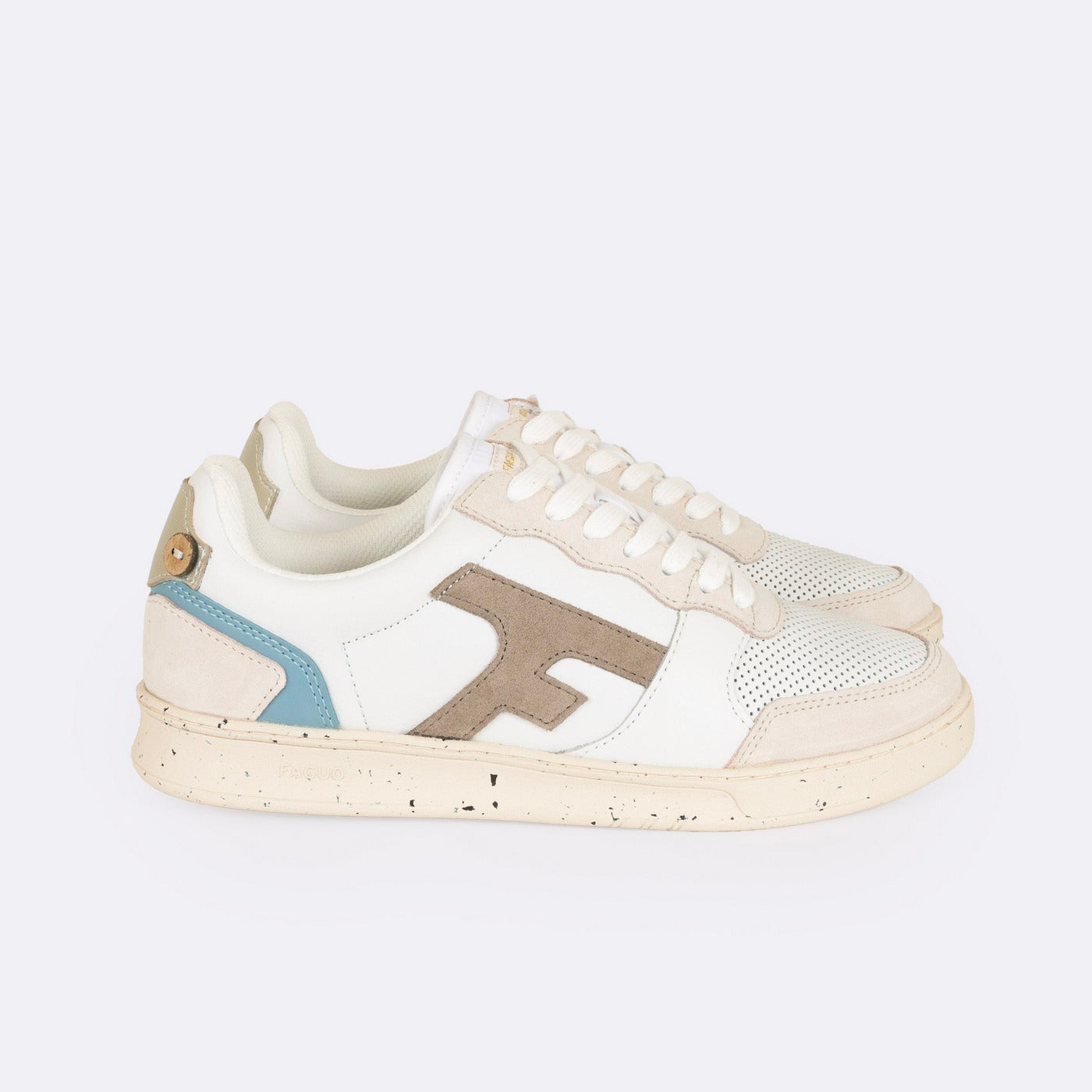 Zapatillas Blancas & Beige Hazel - Mujer
