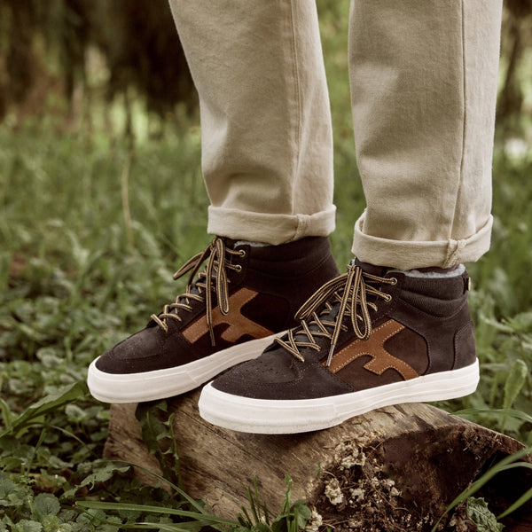 Walnut Mid Dark Brown Tennis Shoes - Unisex