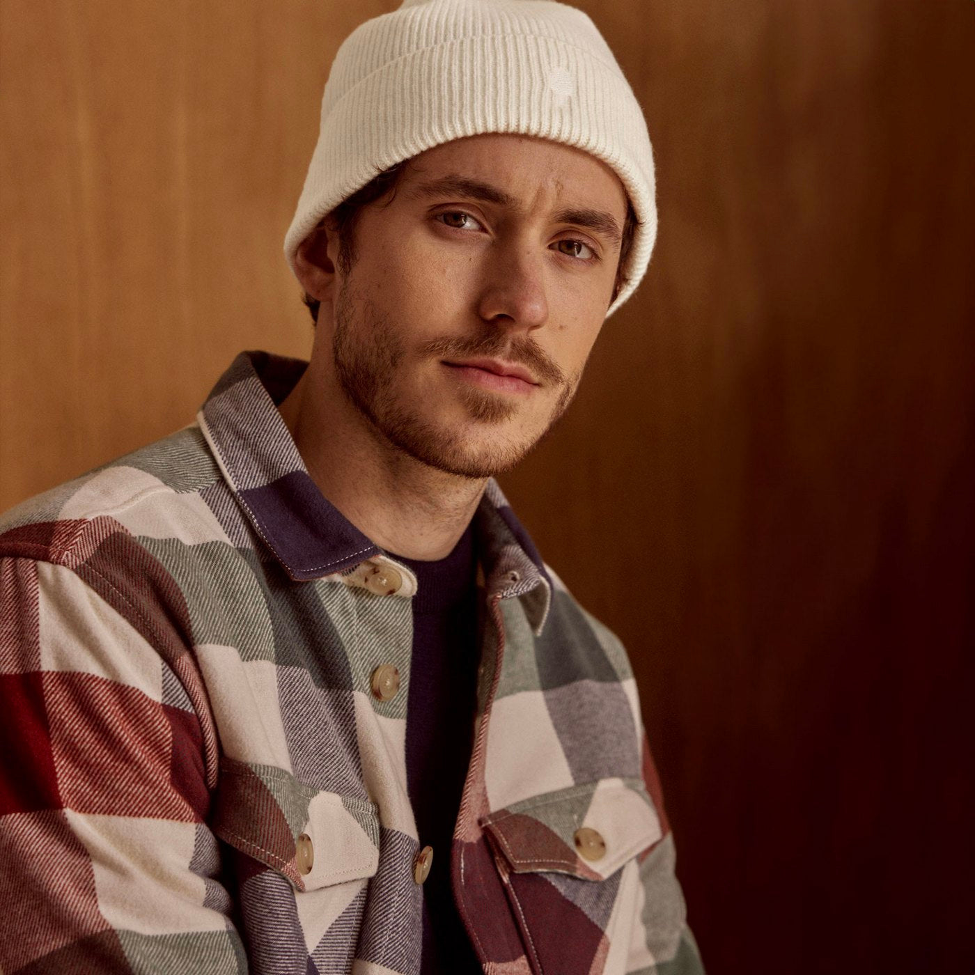 Bonnet Écru Beany - Homme