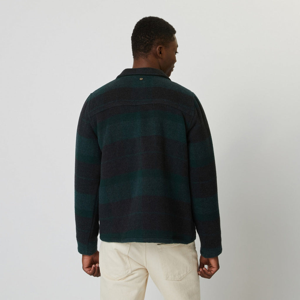 Dark Green & Grey Lorge Jacket - Men