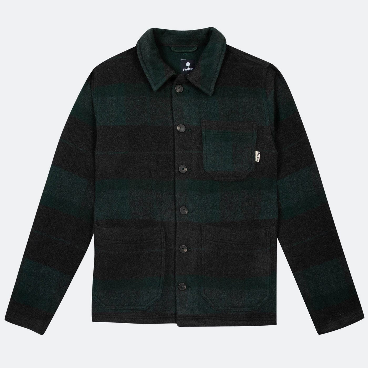 Dark Green & Grey Lorge Jacket - Men