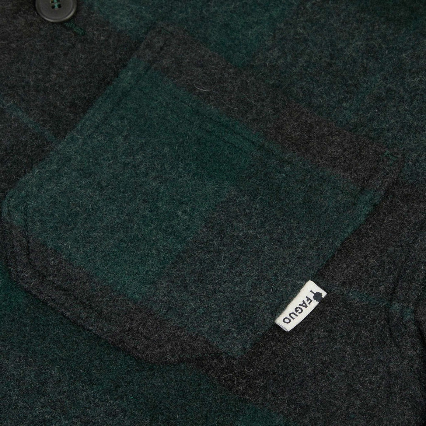 Dark Green & Grey Lorge Jacket - Men