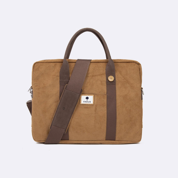 Camel Laptop Computer Bag - Men