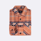 Sur-Chemise Brique & Écrue Flavigny - Homme