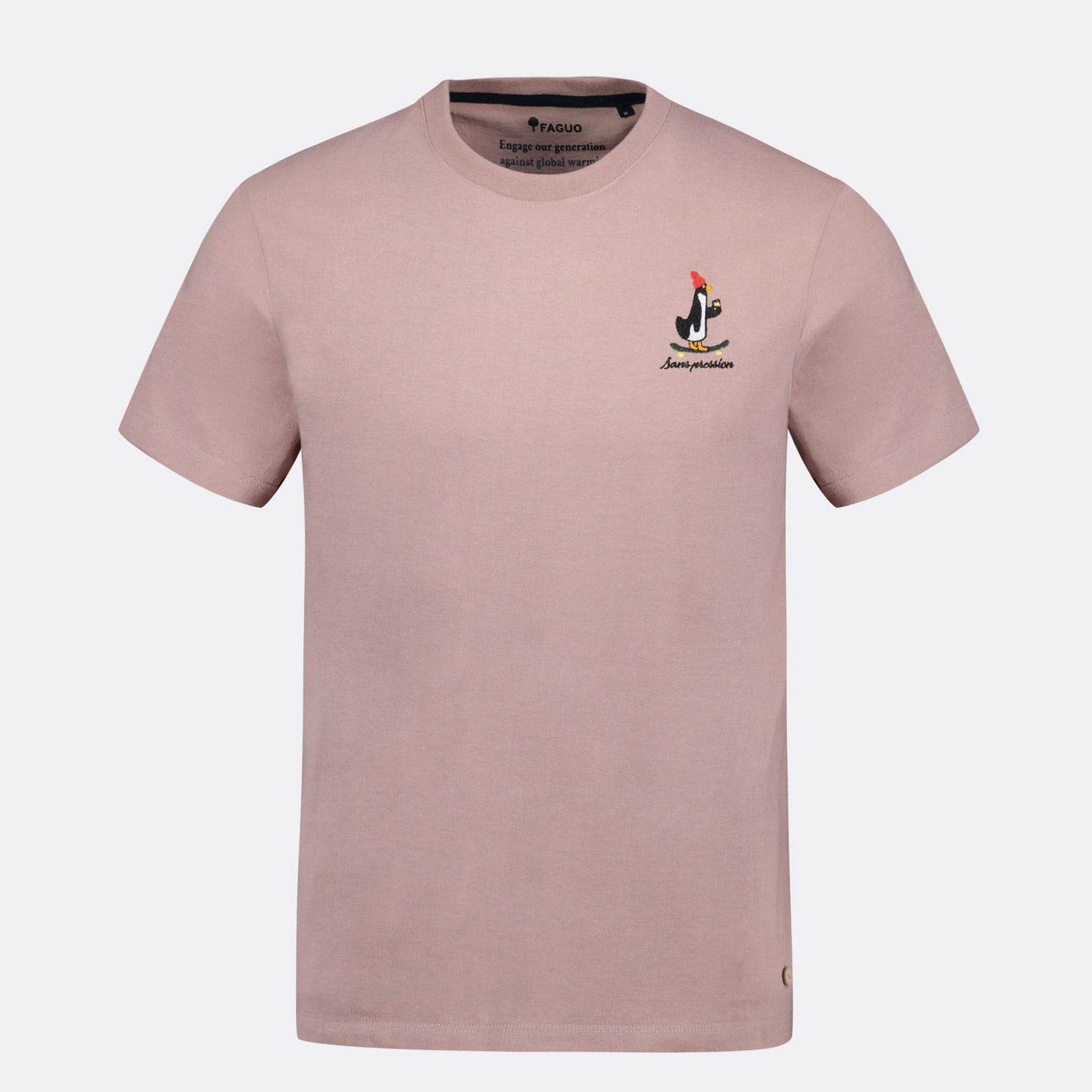 Faguo - T-Shirt Mc - Arcy - Rose - Homme