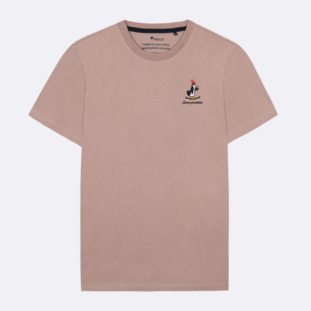 Faguo - T-Shirt Mc - Arcy - Rose - Homme