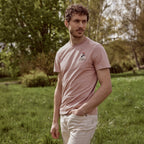 Faguo - T-Shirt Mc - Arcy - Rose - Homme