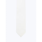 Cravate En Satin De Soie - Blanc