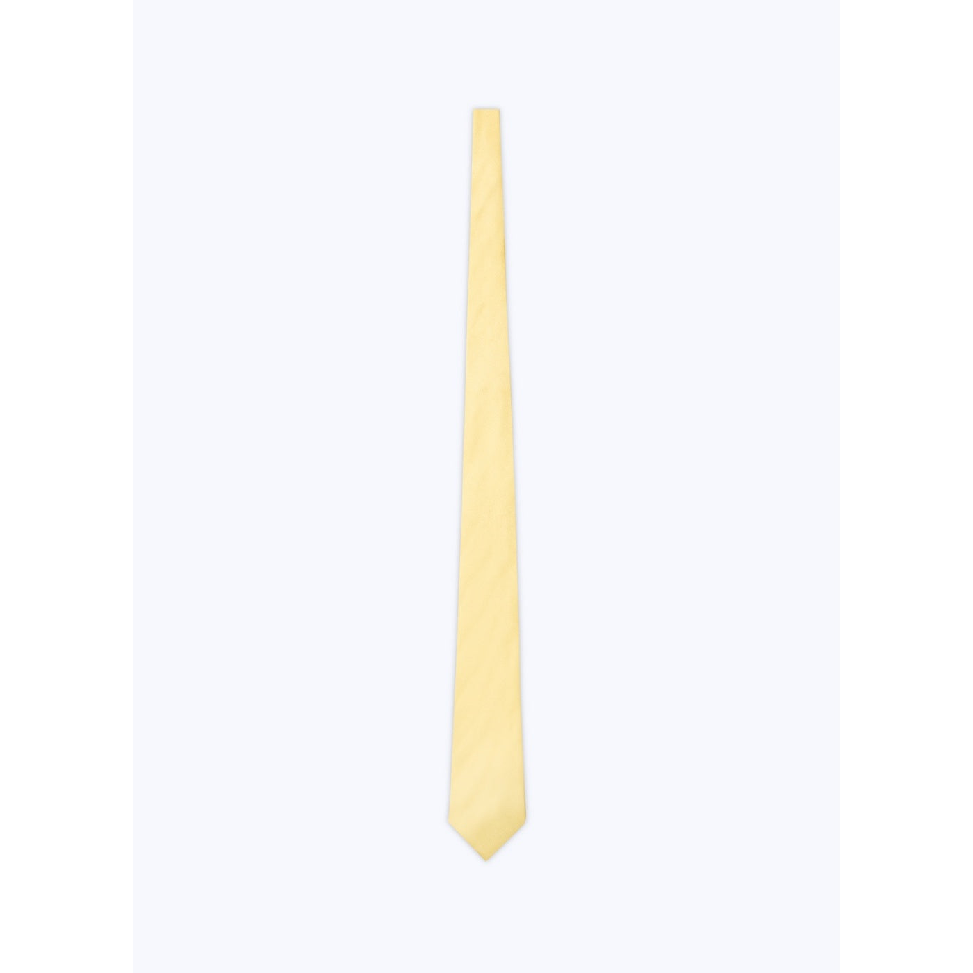 Plain Yellow Tie - Pale Yellow