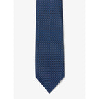Fursac - Corbata Cruzada Jacquard - Azul Marino