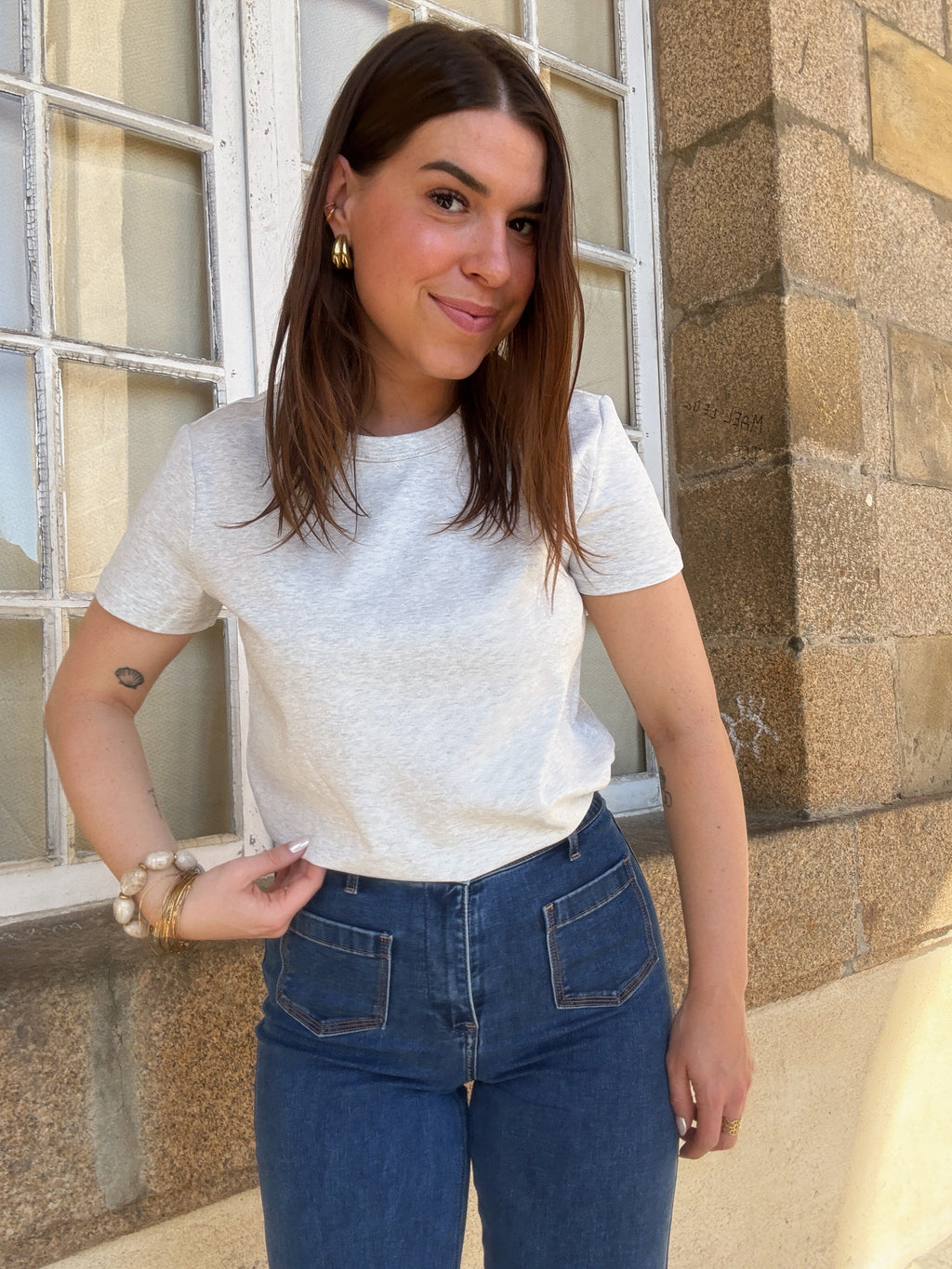 Le Tee-Shirt Gris Parfait Max