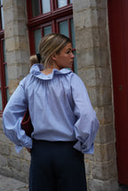 Blouse Madeleine Rayure Marine/Blanc