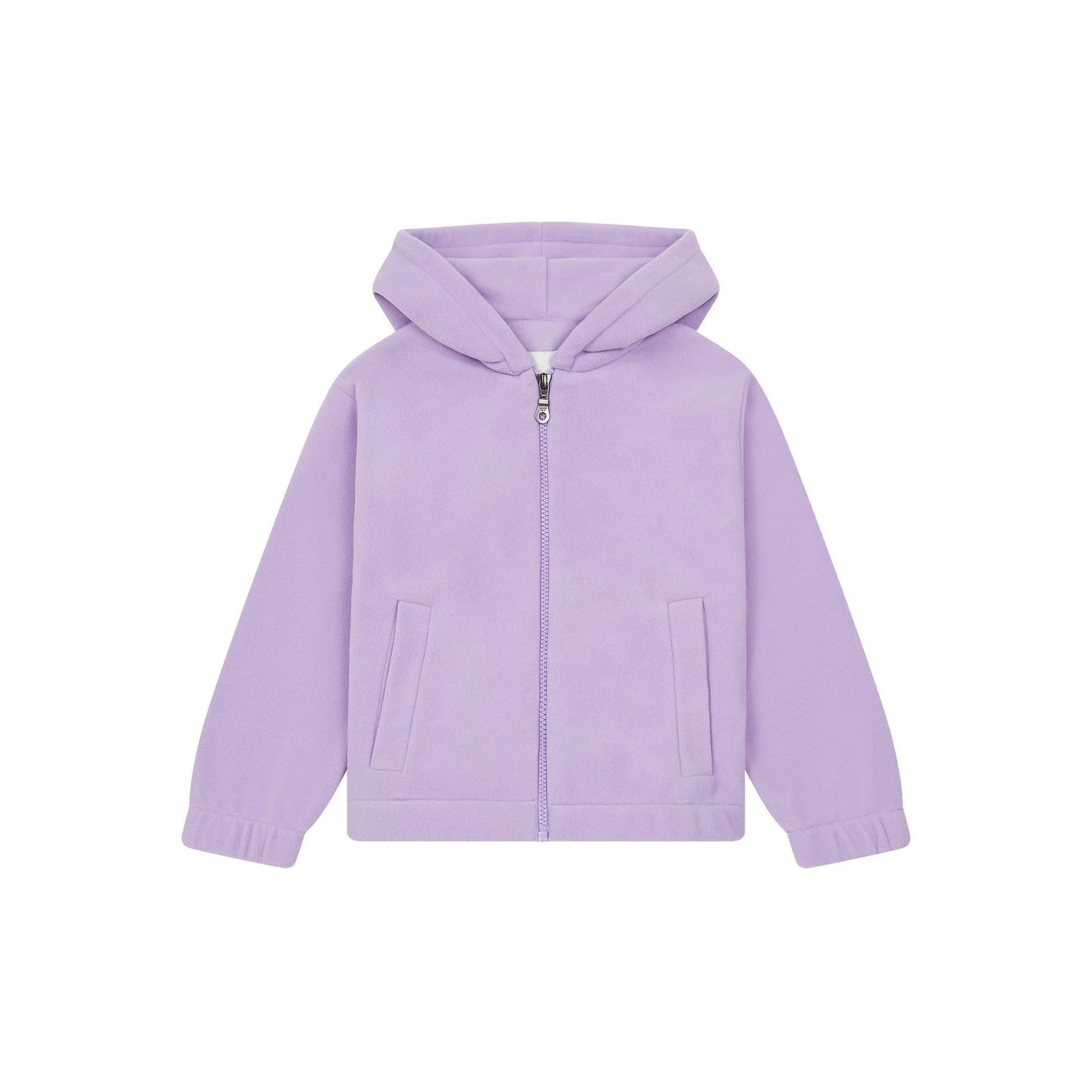 Hundred Pieces - Sherpa Zip-Up Sweatshirt - Parme - Girls