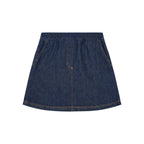 Jupe Courte Denim Organique - Denim Brut - Fille