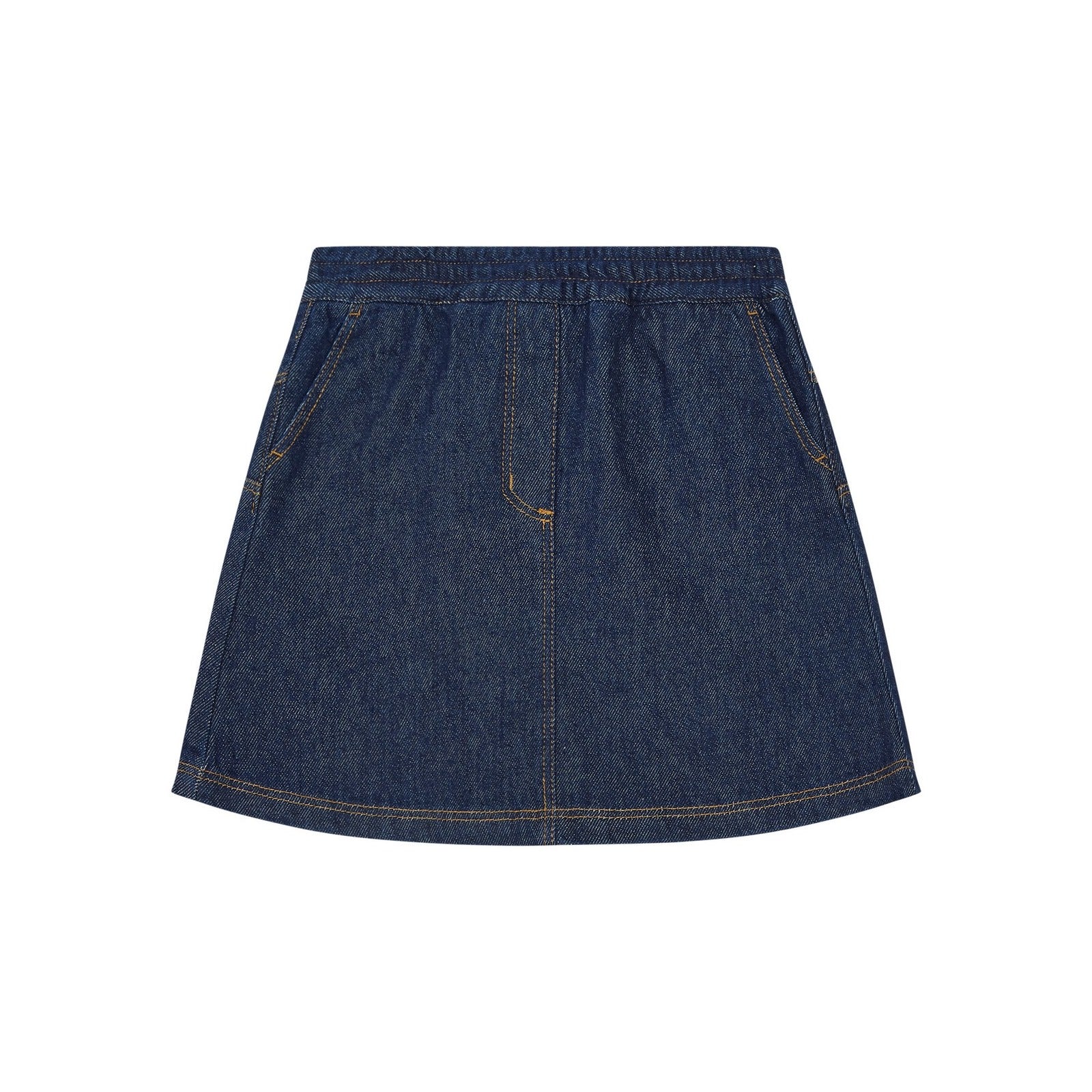 Jupe Courte Denim Organique - Denim Brut - Fille