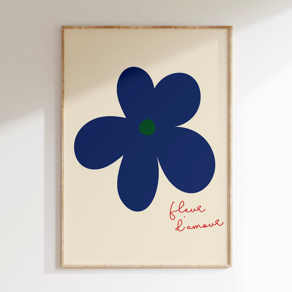 Fleur D'Amour - Bleu
