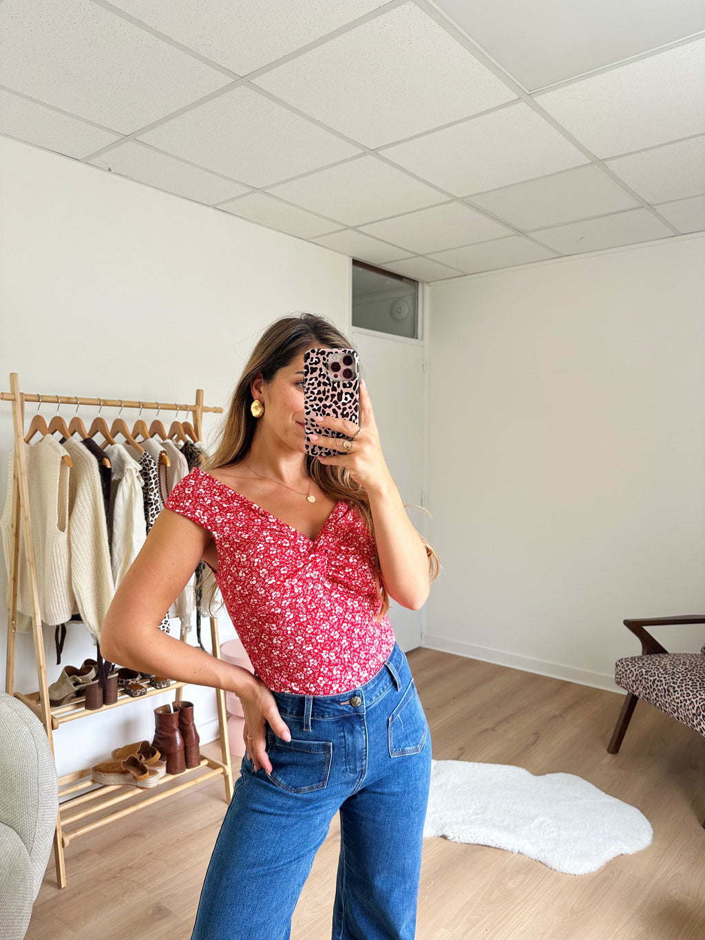 Lina Floral Top