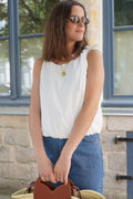White Archibald Balloon Top