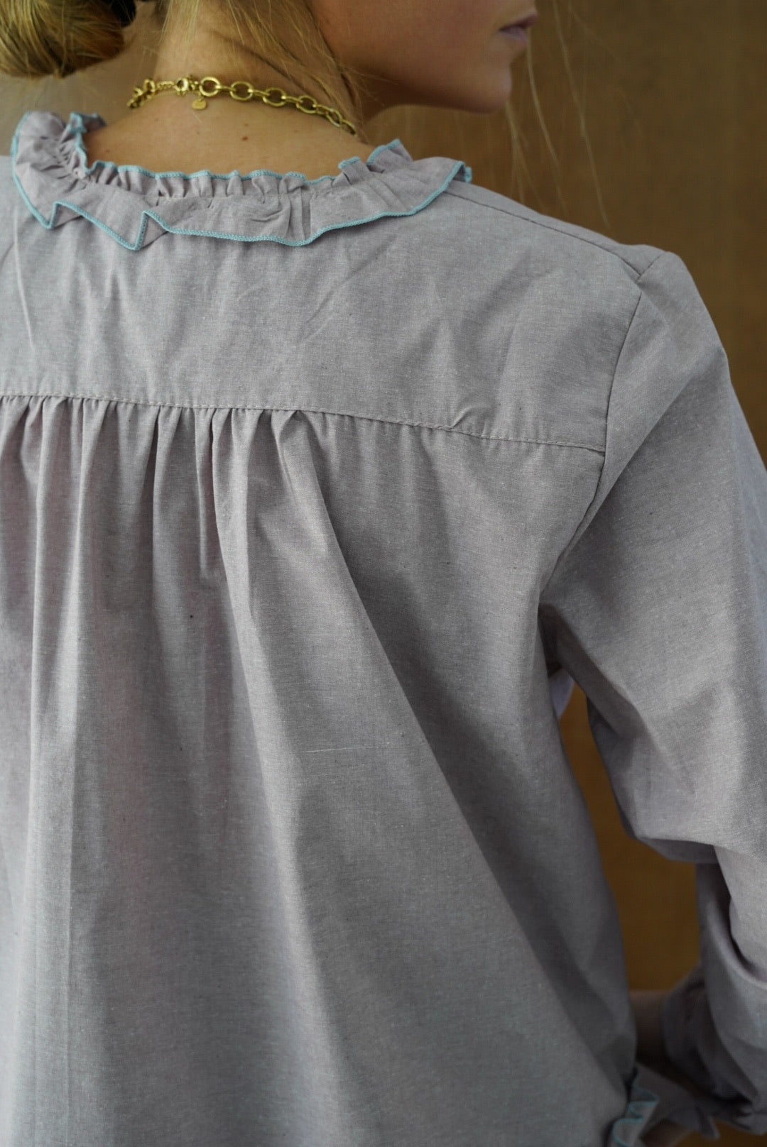 Alice Mottled Lilac Blouse