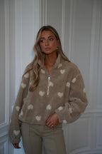 Valentin Fleece Sweatshirt - Beige