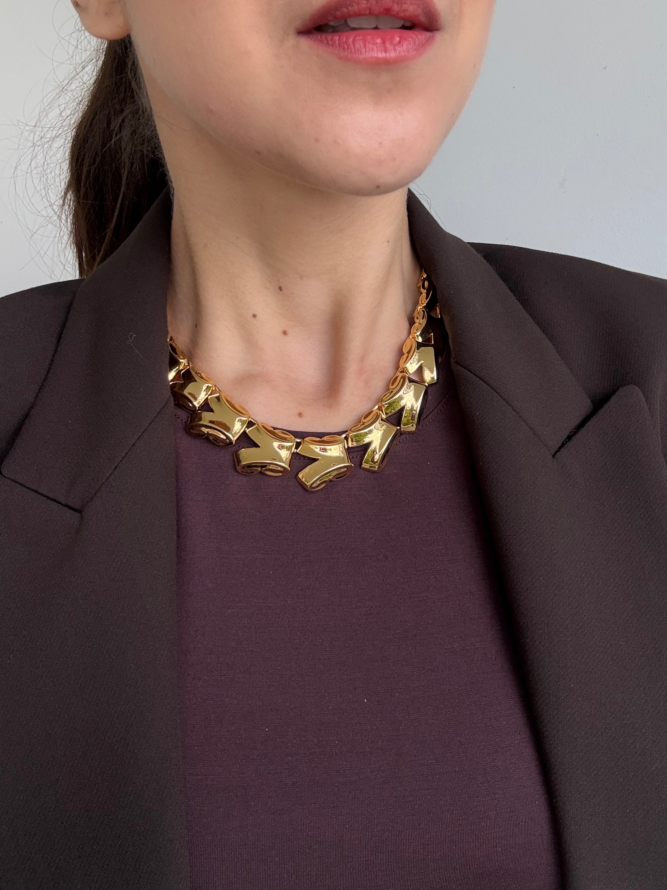 Collar Monet Vintage - Malla Rectangular