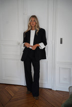 Pantalon Rayé Honoryne - Noir