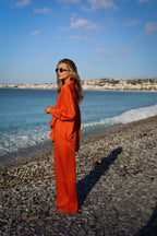 Chemise Fluide Kloé - Orange