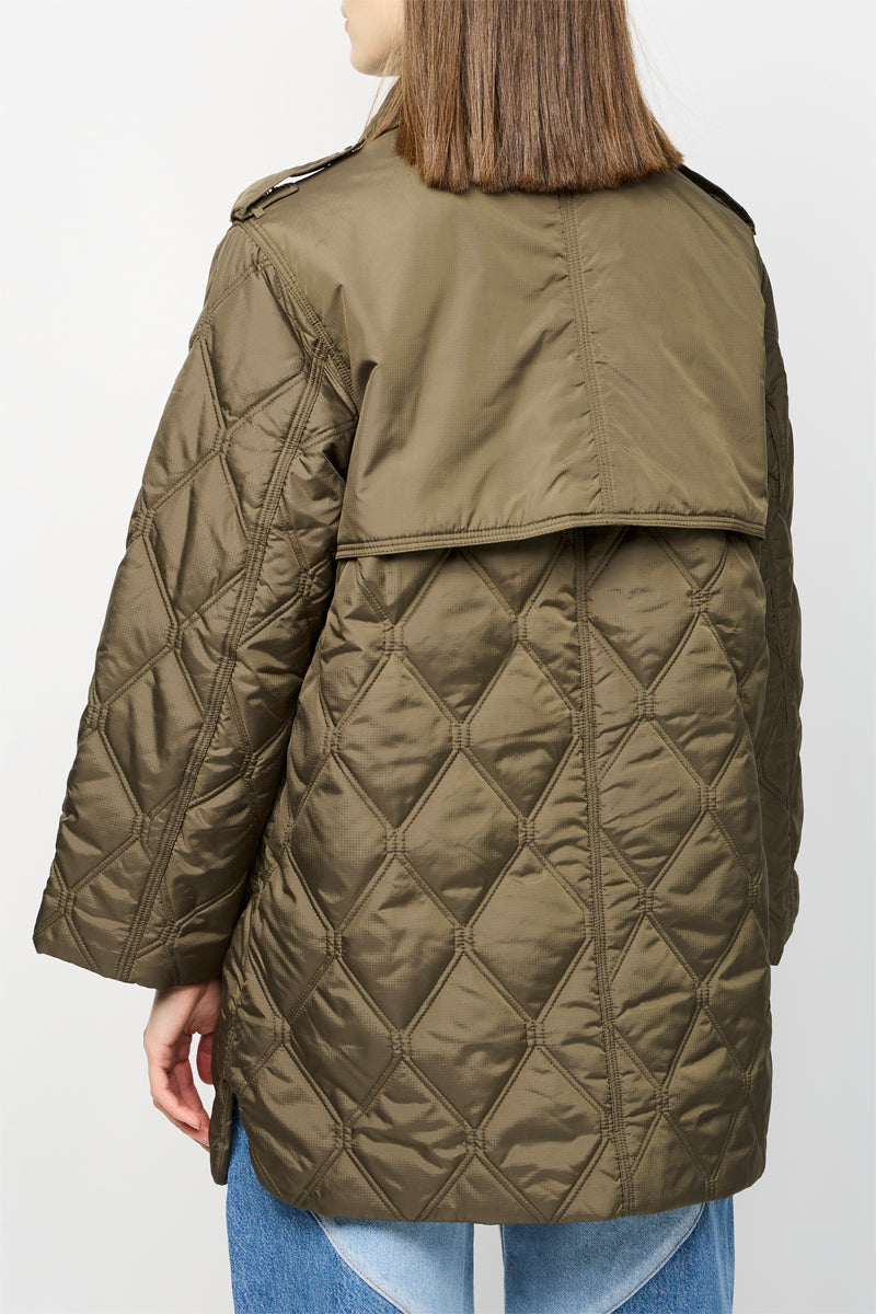 Veste Mi-Longue Matelassée Ripstop - Kalamata