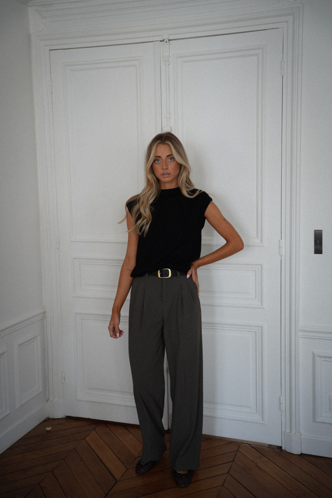 Pantalon Droit Gloria - Kaki