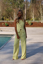 Pantalon Droit Maya - Jaune