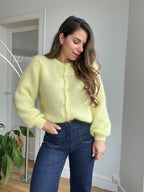 Punto Lana Bianca Amarillo Claro
