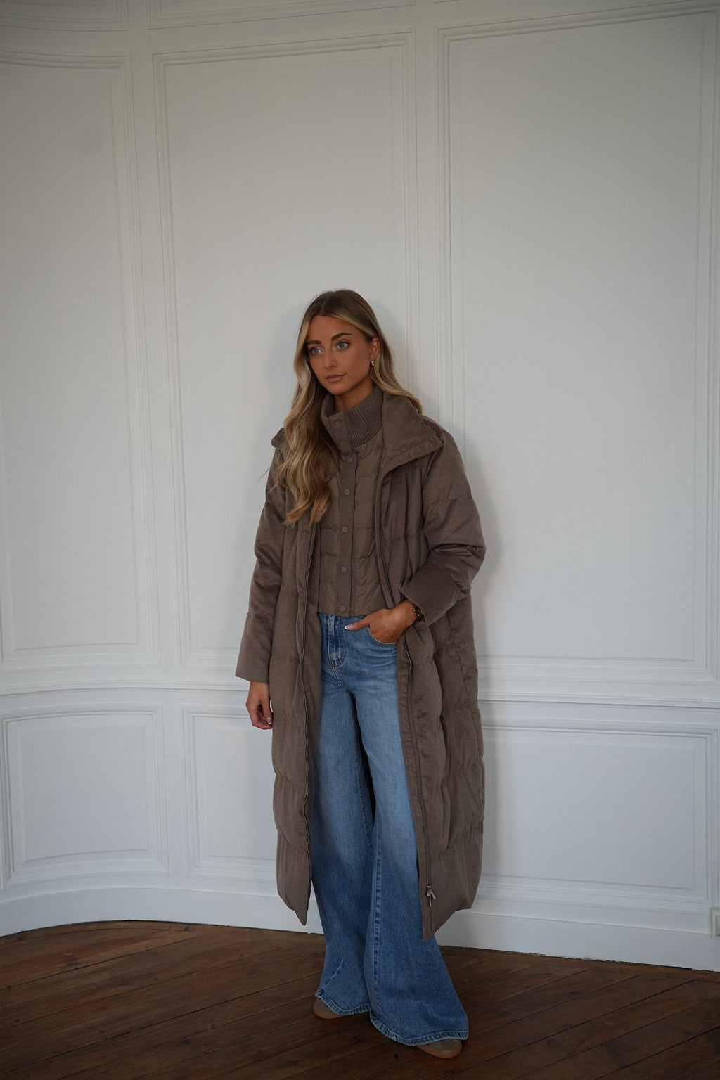 Manteau Long Justin - Beige