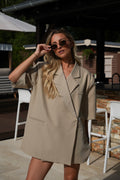 Jared Blazer Jacket - Khaki