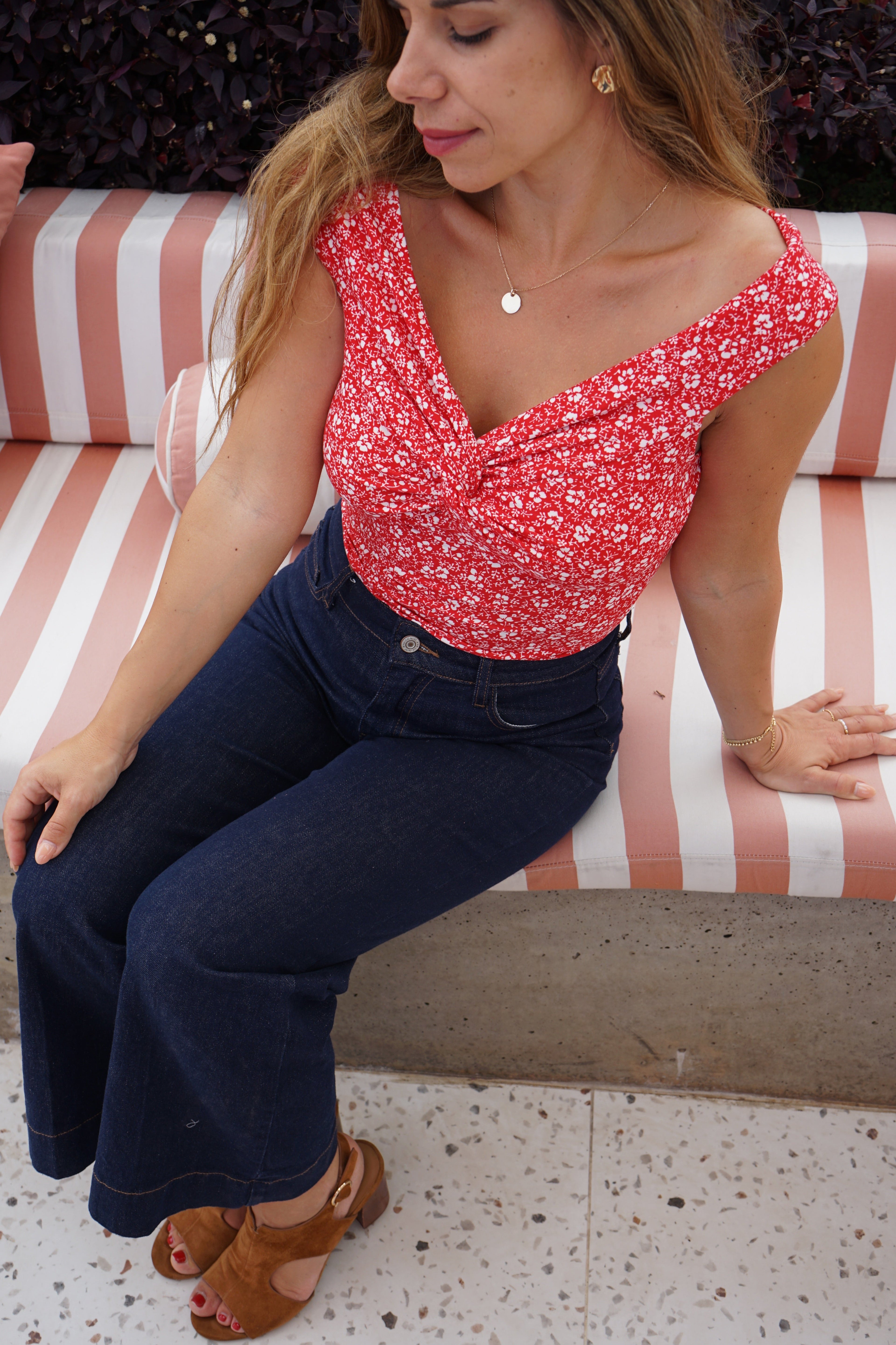 Lina Floral Top