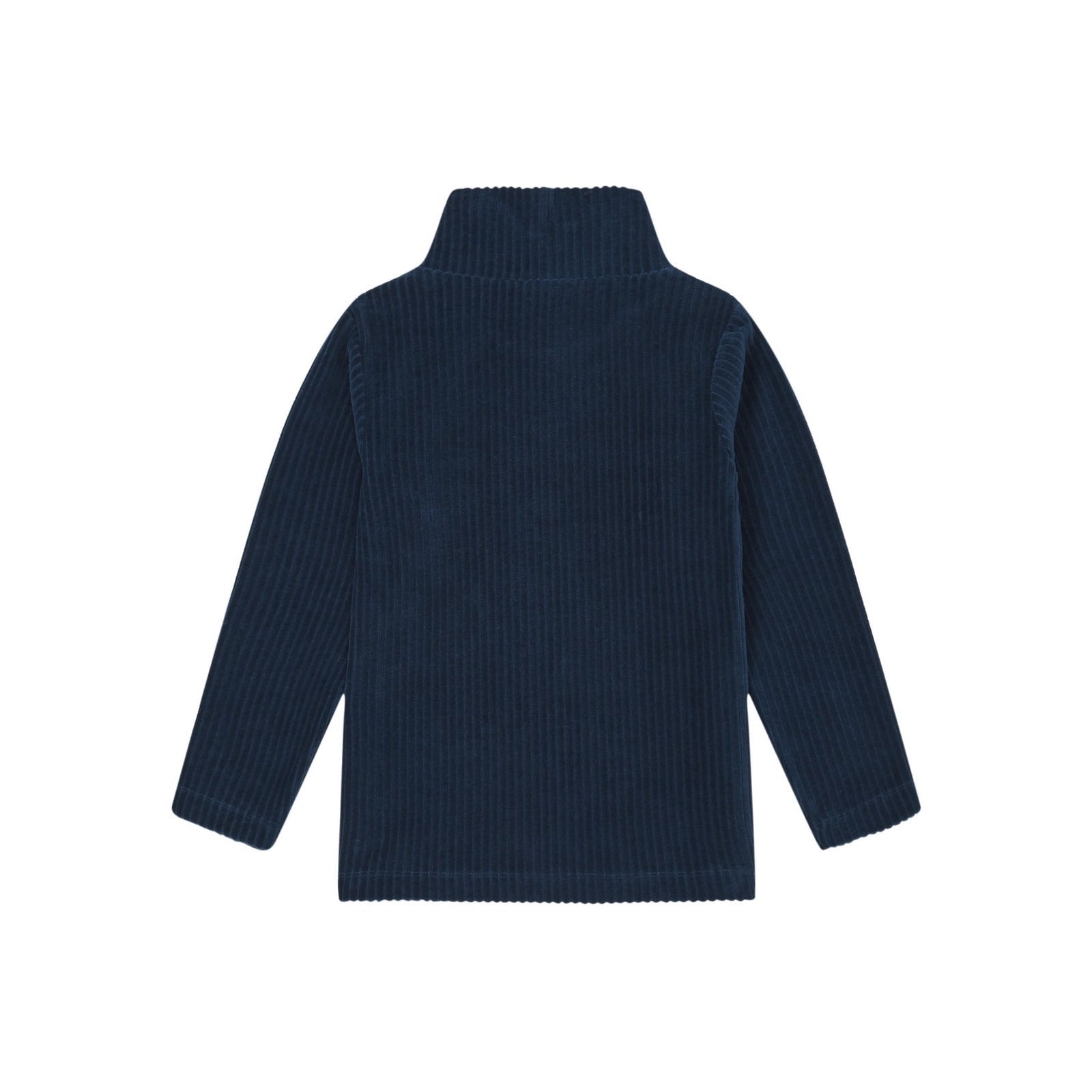 Sous-Pull Coton Bio - Bleu - Fille