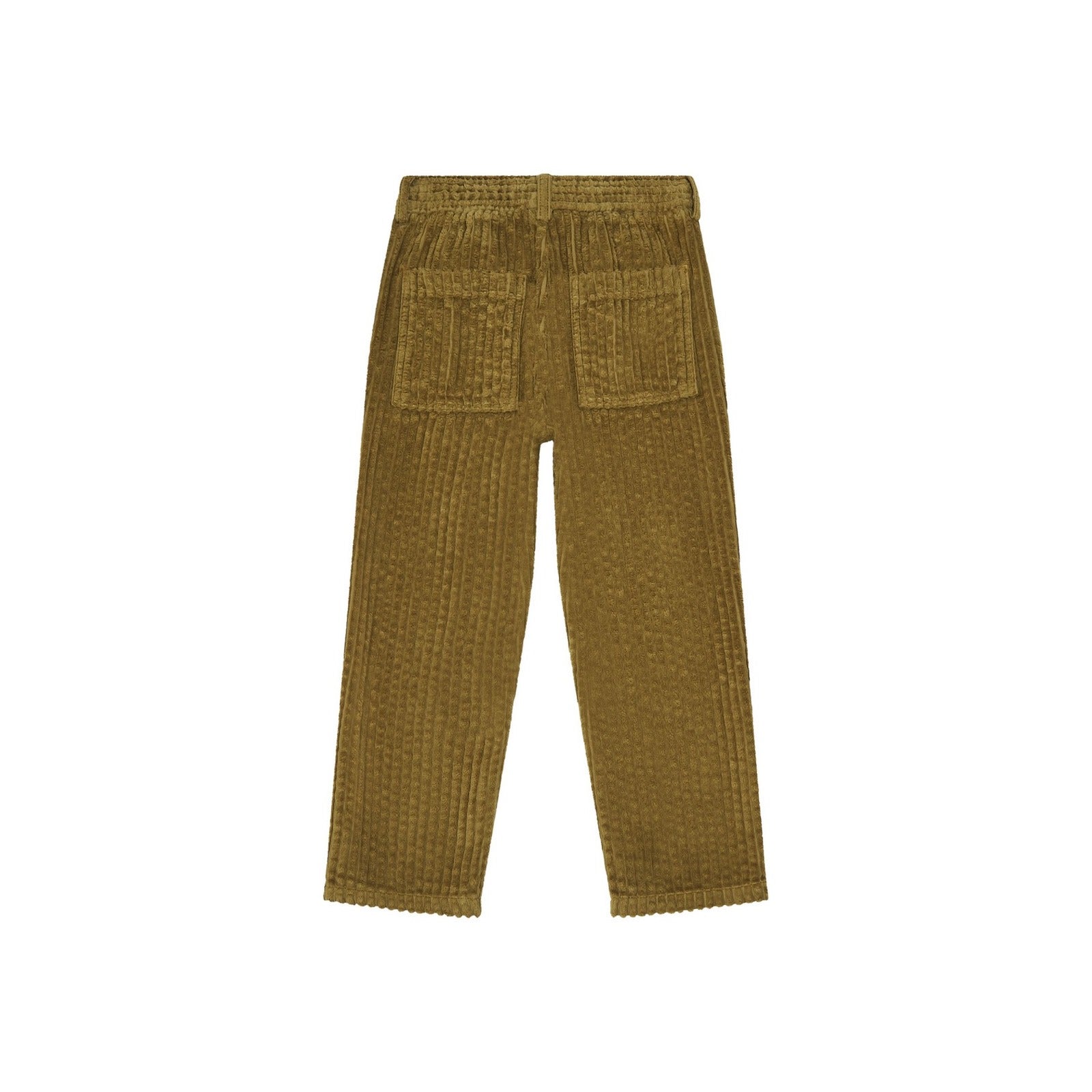 Pantalon Taille Elastiquée Velours Côtelé Bio - Marron - Garçon
