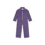 Combinaison Velours Bio - Violet - Fille